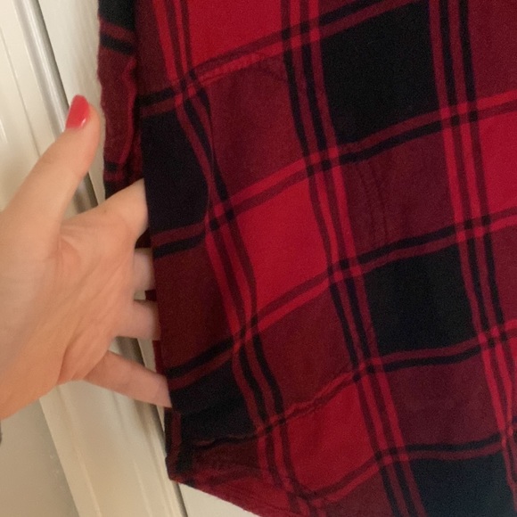 Eddie Bauer Buffalo Plaid Women’s Blouse-WITH POCKETS - Picture 6 of 7